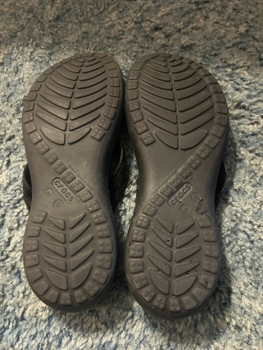 Crocs Sequins Flip Flop Sandals